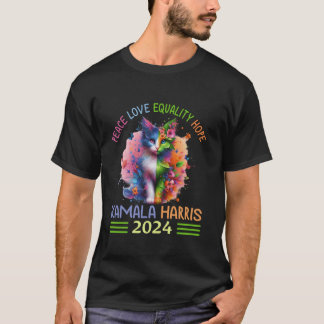 Cat Ladies Peace Love Equality Hope Diversity Kama T-Shirt