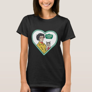 Cat Ladies Vote Fun Election Theme Lady Funny Harr T-Shirt