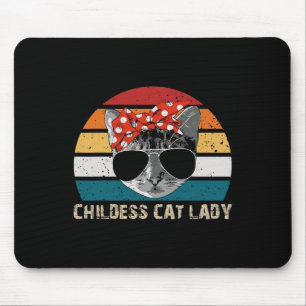 Cat Lady 2024 Funny Political Elections Democrat 1 Mouse Pad