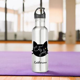 Cat Lady 710 Ml Water Bottle