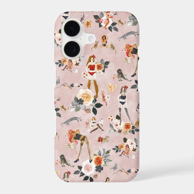 CAT LADY FLORAL Blush (Back)