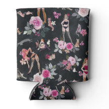 CAT LADY FLORAL Sultry Black