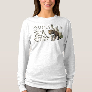 Cat Lady Jaguar Kamala T-shirt