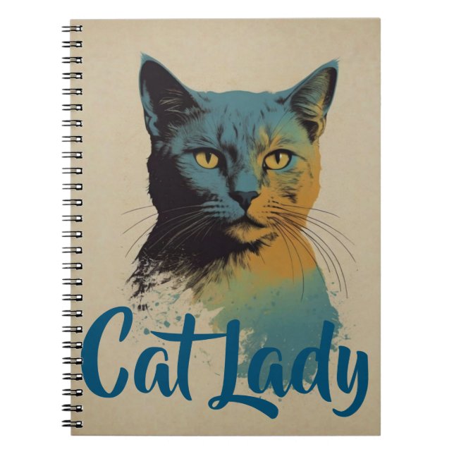 Cat Lady Notebook (Front)