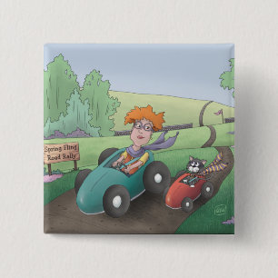 Cat Lady Road Rally Button