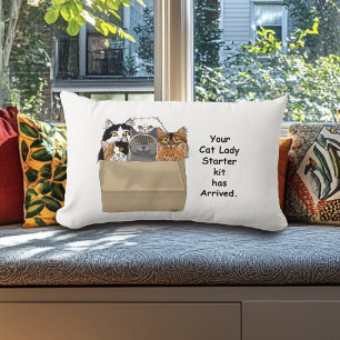 Cat Lady Starter Kit Lumbar Cushion