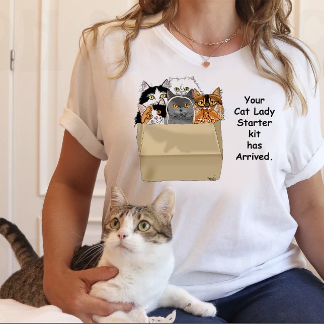 Cat Lady Starter Kit T-Shirt (Creator Uploaded)