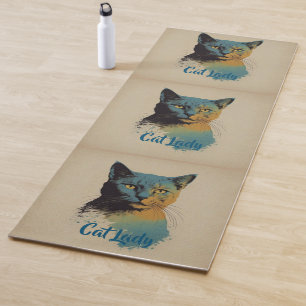 Cat Lady Yoga Mat