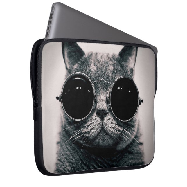cat laptop sleeve (Front Right)