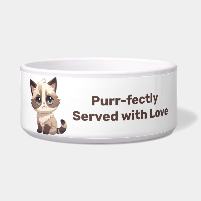 Cat - Large Pet Bowls (Front)