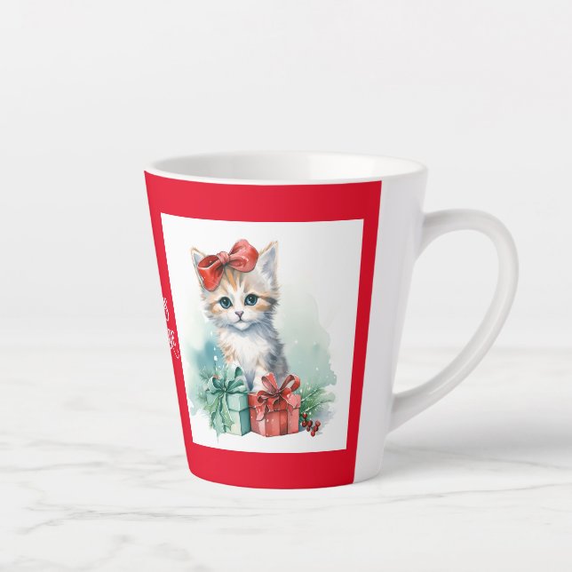 Cat Latte Mug (Right)