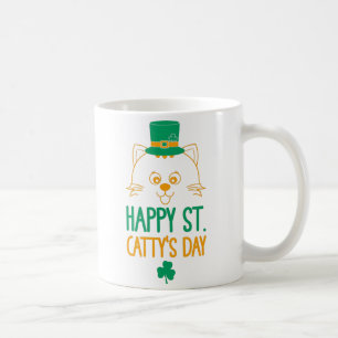 Cat Leprechaun   Happy St. Catty's Day Coffee Mug