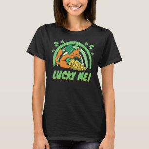 Cat Leprechaun Saint Patrick's Day Celebration_1 T-Shirt