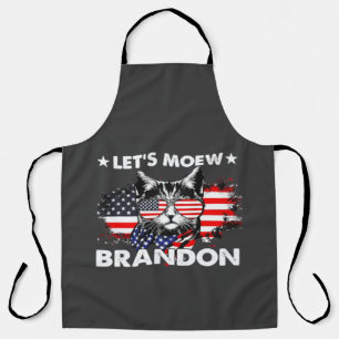 Cat Lets Meow Apron