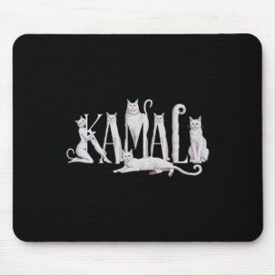 Cat Lettering Art - Kamala Harris 2024 Mouse Pad