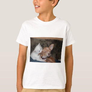 Cat licking Dog T-Shirt