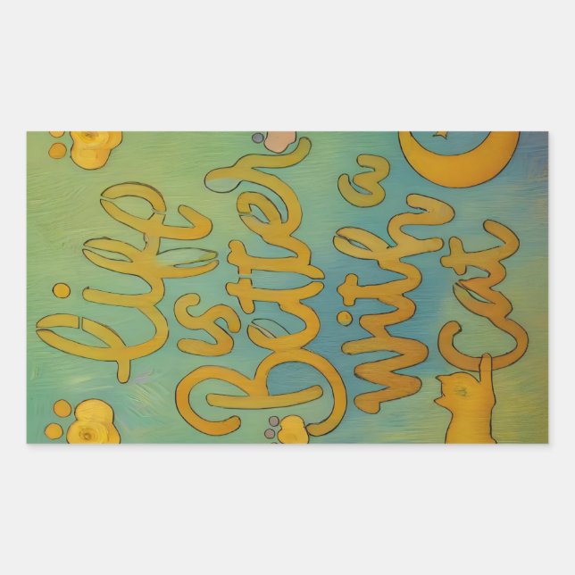 Cat Life  Rectangular Sticker (Front)