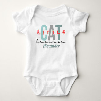 Cat little brother cute design baby bodysuit