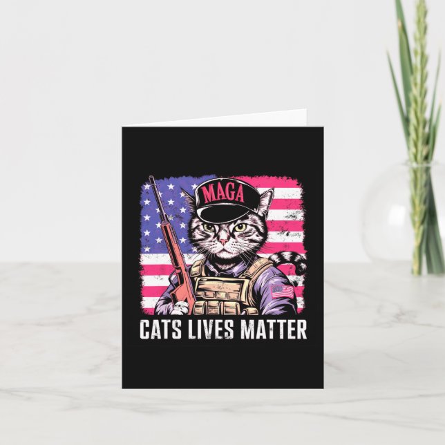 Cat Lives  Card (Front)