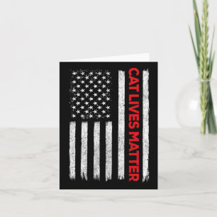 Cat Lives Problem Trump 2024 Card