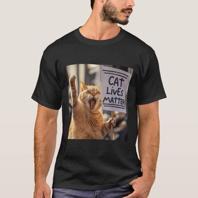 Cat Lives  T-Shirt (Front)