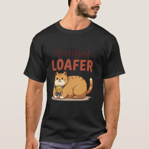 Cat Loafing Funny Kitty Bread Pose Cute Feline Lov T-Shirt