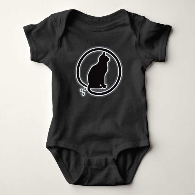 Cat_Logo Baby Bodysuit (Front)