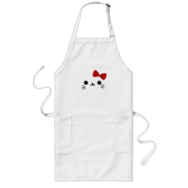 cat long apron (Front)