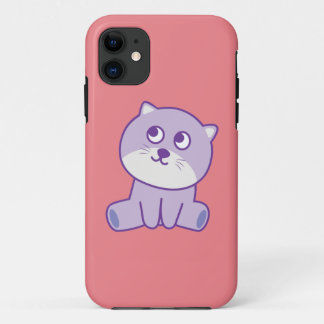 cat  looking to the sky iPhone 11 case