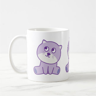 cat looking to the sky coffee mug