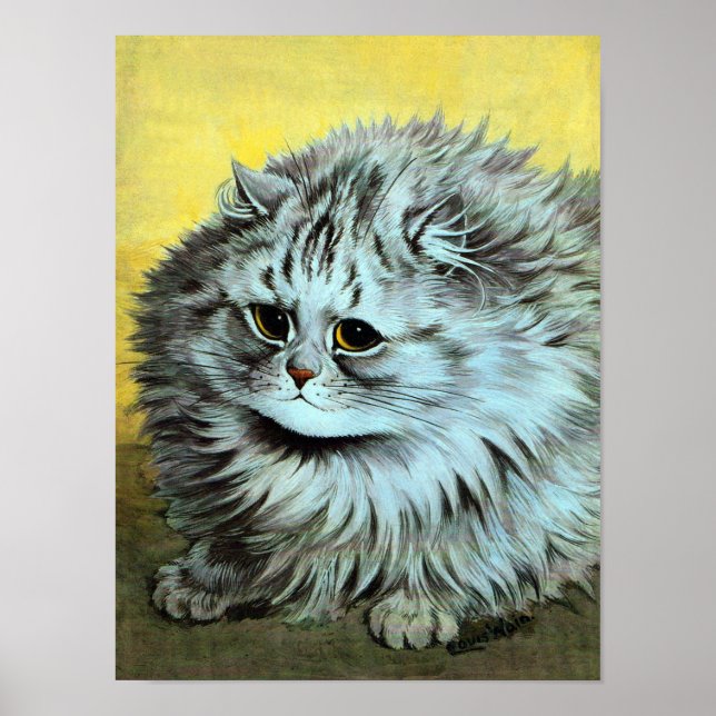 Cat, Louis Wain Poster (Front)
