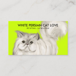 Cat Lounge Reservation Contact Business Card