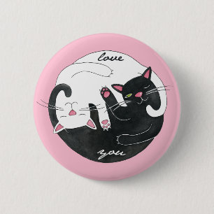 Cat Love Buttons