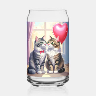 Cat Love Can Glass