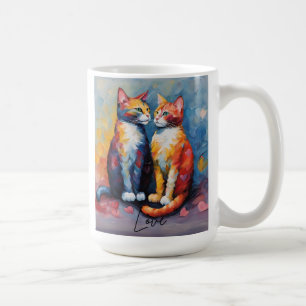 Cat Love coffee mug