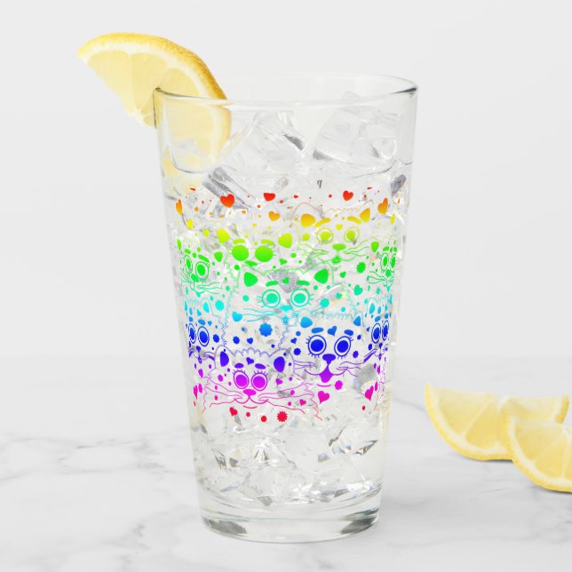 Cat love glass (Front Ice)