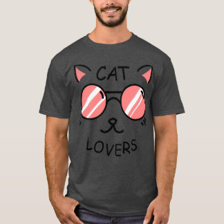 Cat Love Heart Valentines Day Cats Lovers Gifts  T-Shirt