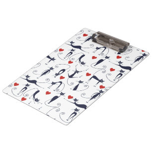 Cat love world clipboard