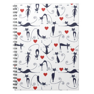 Cat love world notebook