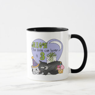 Cat Lover 3rd Birthday T shirts and Gifts Mug