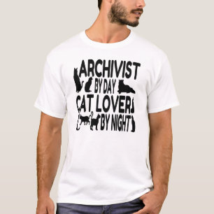 Cat Lover Archivist T-Shirt