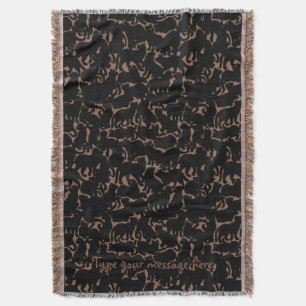 Cat Lover Blanket Le Chat Fat Cat Throw Blanket