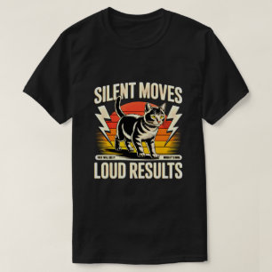 Cat Lover Bold Summer T-Shirt for Men Retro Cat