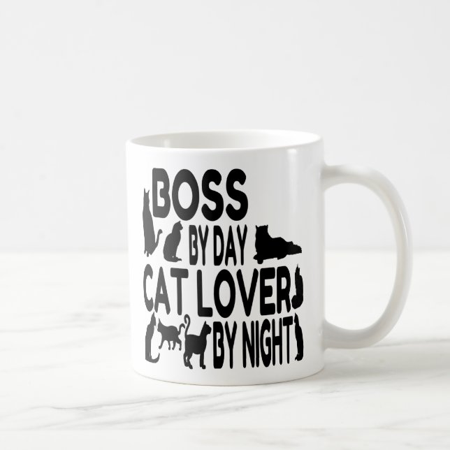 Cat Lover Boss Coffee Mug (Right)