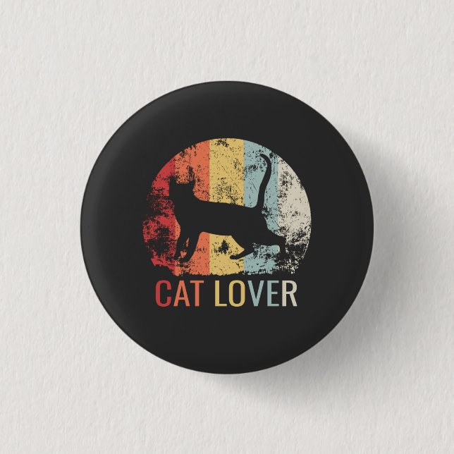 Cat Lover Button (Front)