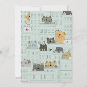 Cat Lover Cats And The City Save The Date