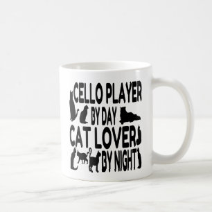 Cat Lover Cello Player Coffee Mug