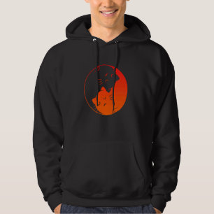 Cat Lover Chinese Character China Fan Signs Symbol Hoodie