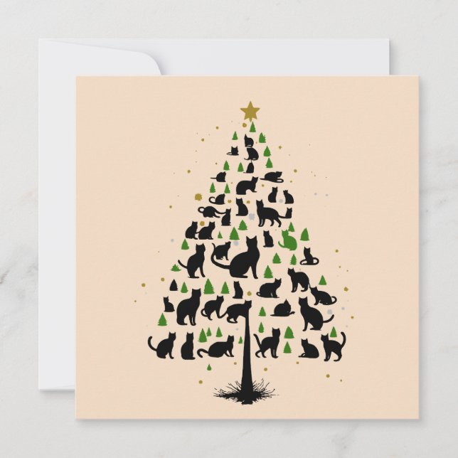 Cat Lover Christmas Tree 2 (Front)