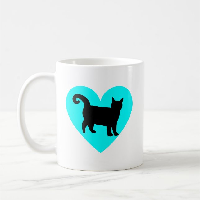 Cat Lover Coffee Mug (Left)